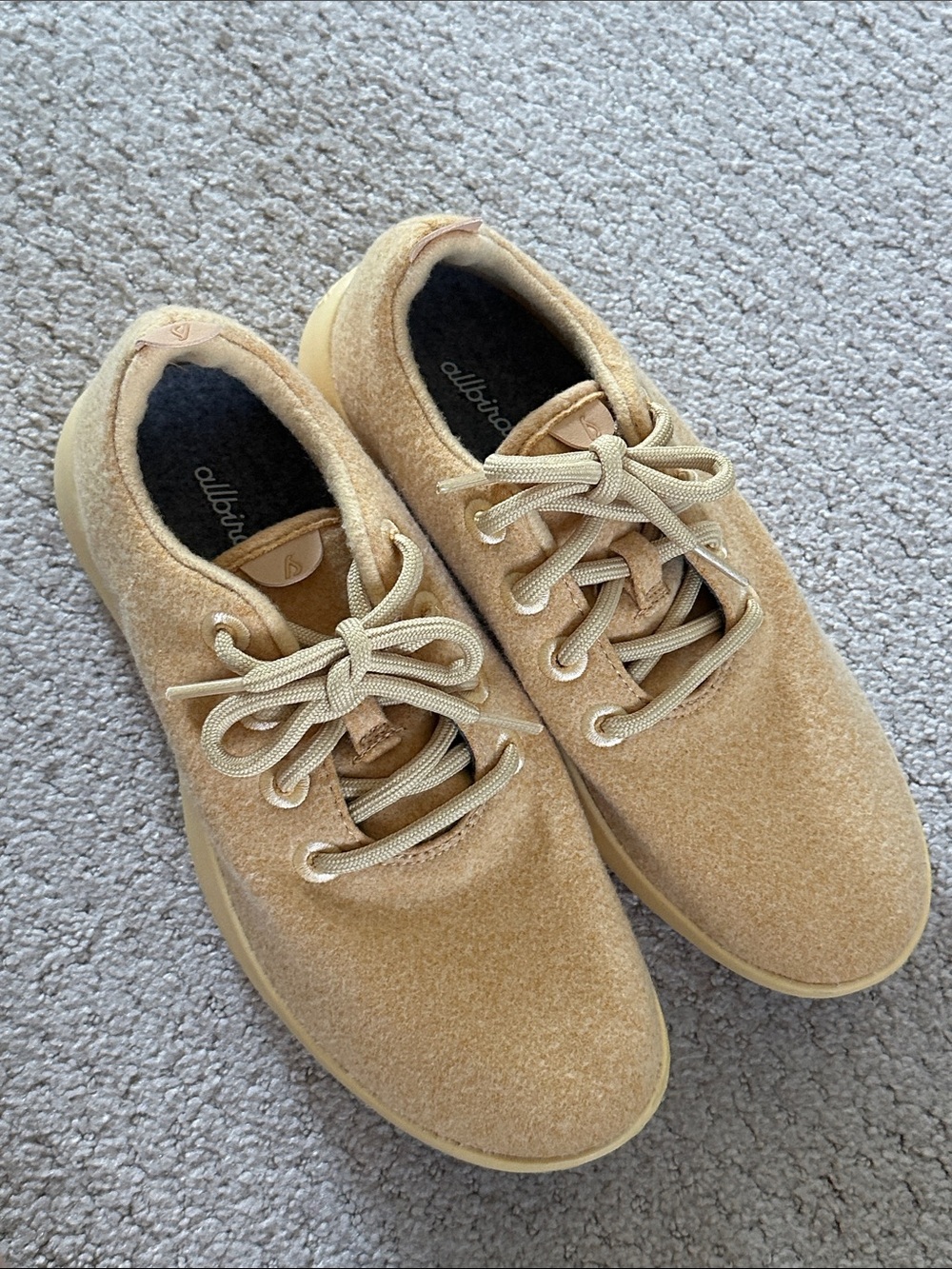 allbirds Men’s Wool Sneakers - Light Tan